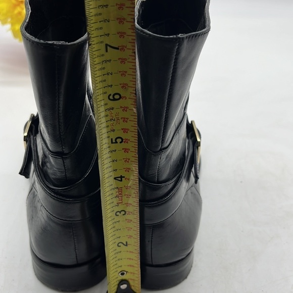 Ann Taylor Black Leather Ankle Boots Sz 8. BAB2117C - Picture 6 of 9